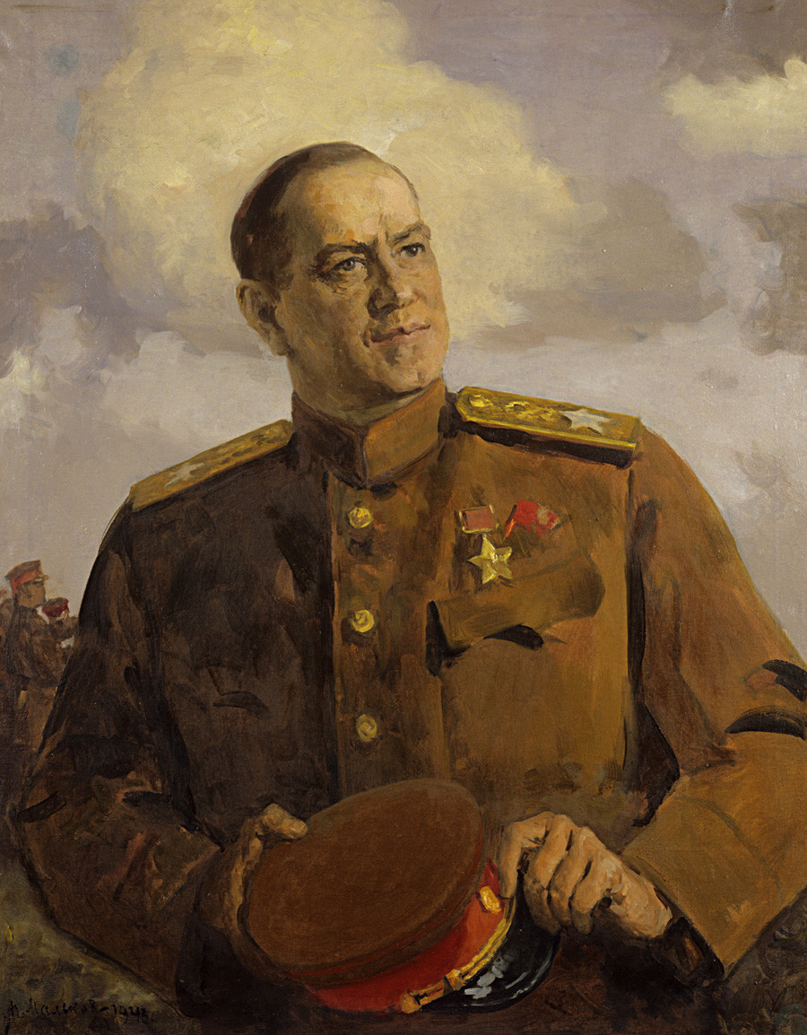 元帥ジューコフの肖像画