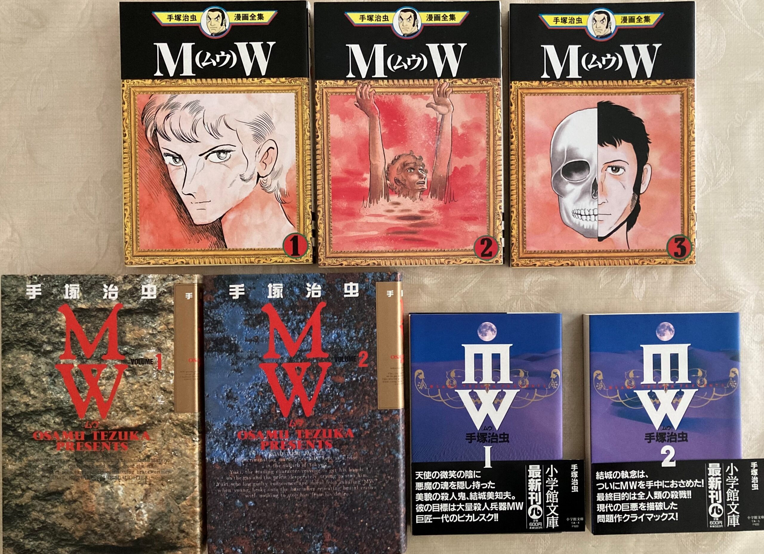 我が家にある「MW」を全て並べて写した写真