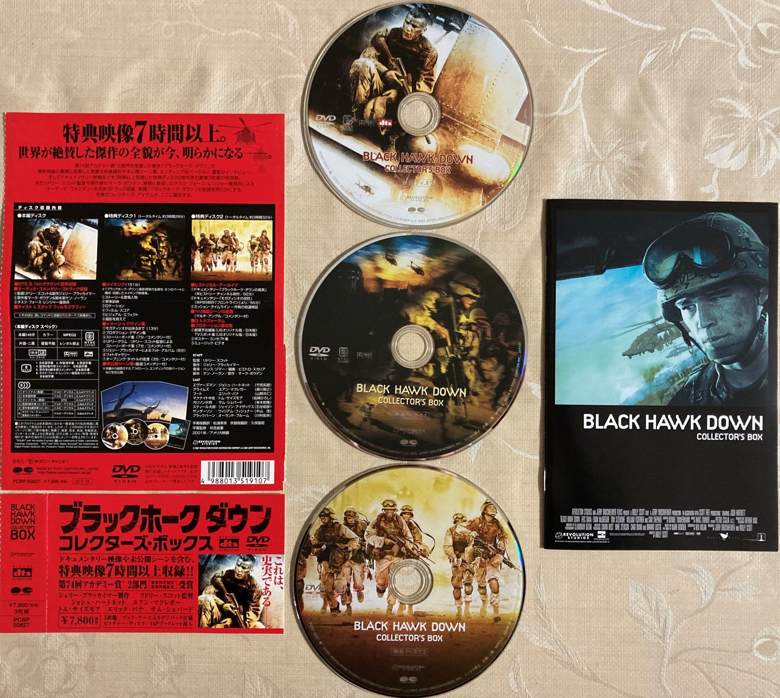 かつて販売されていたDVDによる３枚組のコレクターズ・ボックスの写真。