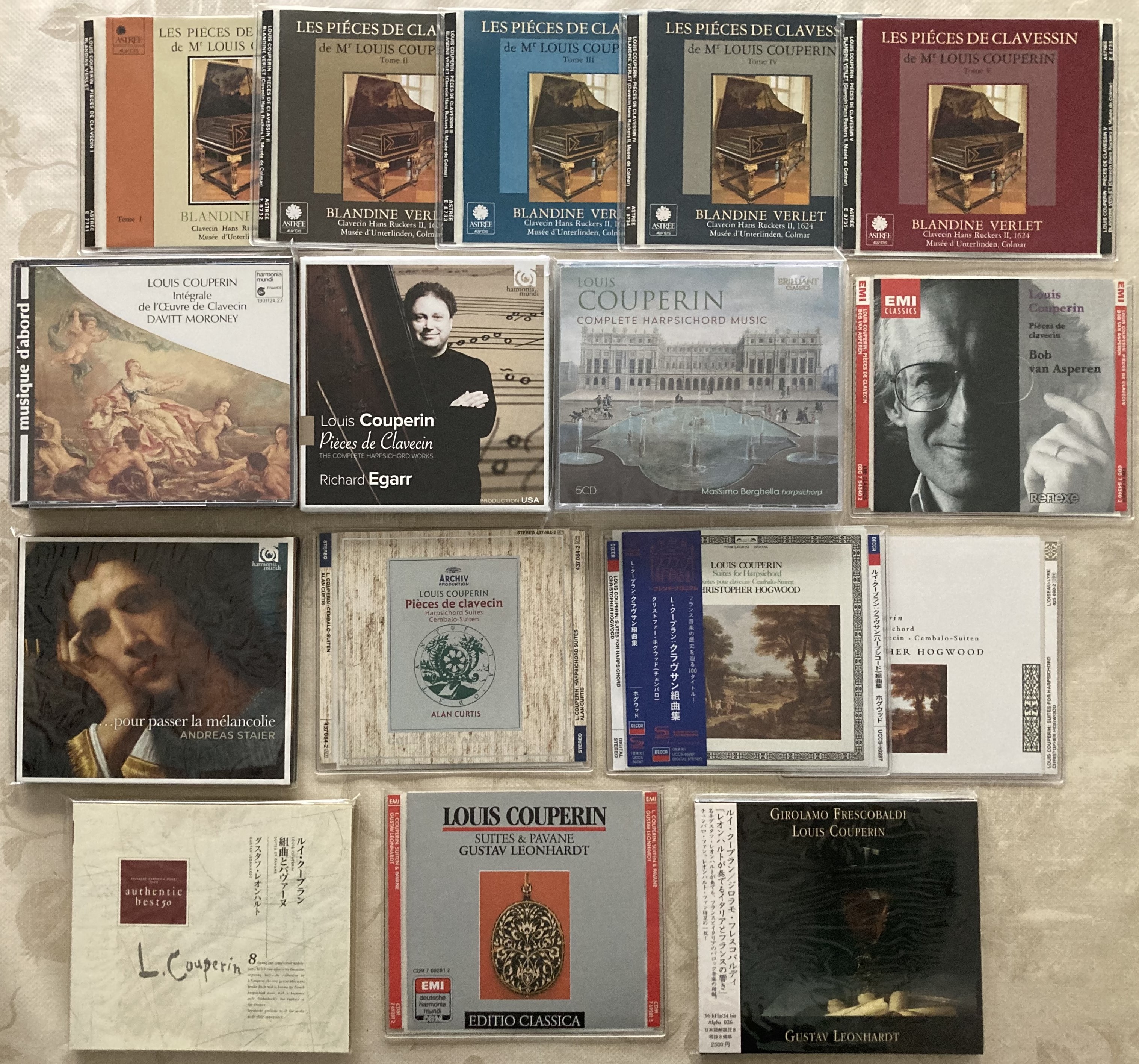 フランスの作曲家によるハープシコードの為の音楽集　クープラン/ラモー他 フランスの作曲家によるハープシコードの為の音楽集 クープラン