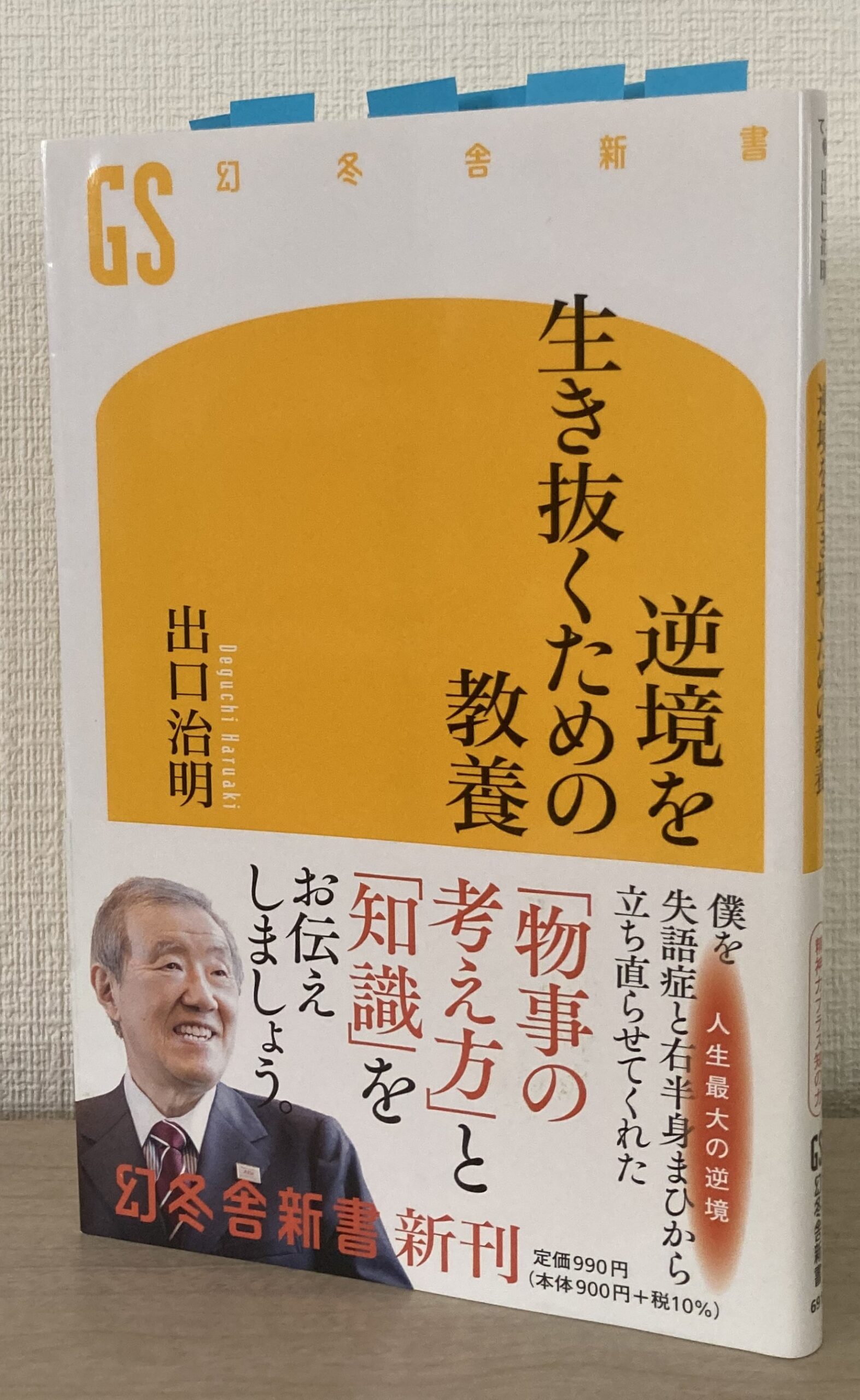 今回、特に心に刺さった部分に付箋を付けた。思ったよりもたくさん付いた。ここからヒントと勇気をもらっている。