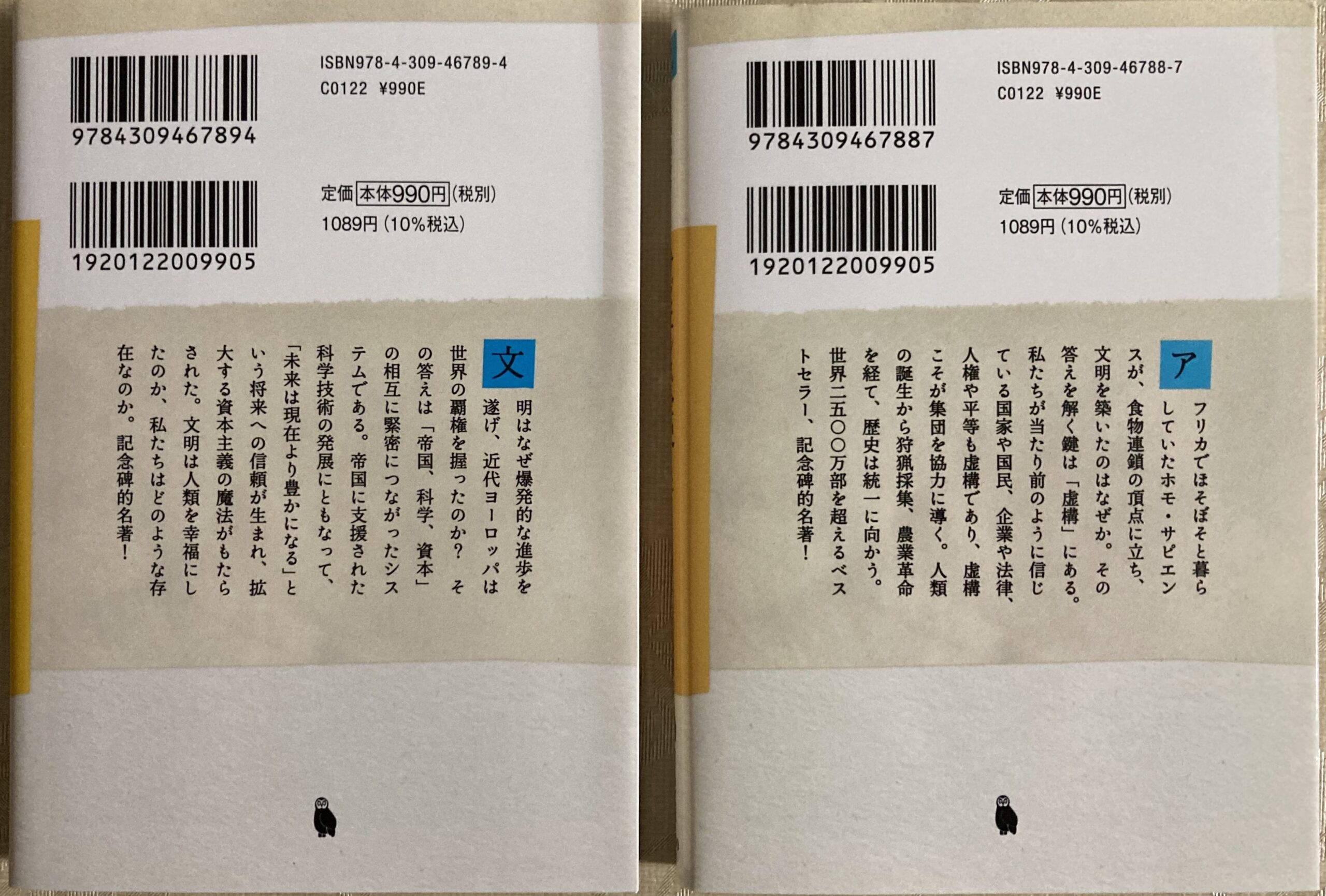 帯を外して裏表紙を撮影。簡潔な解説は非常に的を得たものだ。