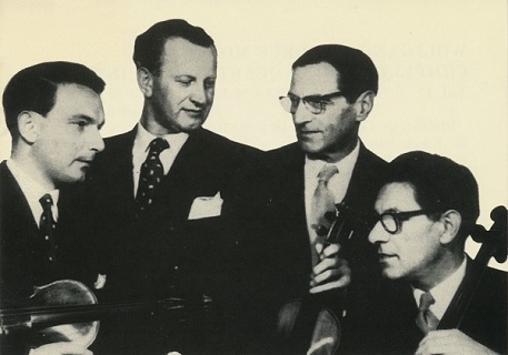 バリリ弦楽四重奏団。いかにも古い写真だ。